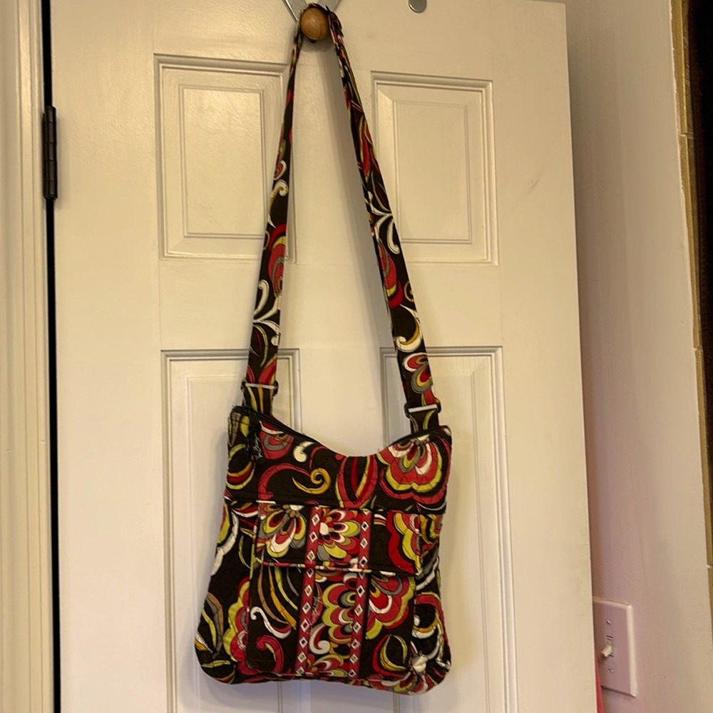 Vera Bradley Puccini Retired Pattern Hipster Crossbody Shoulder Bag